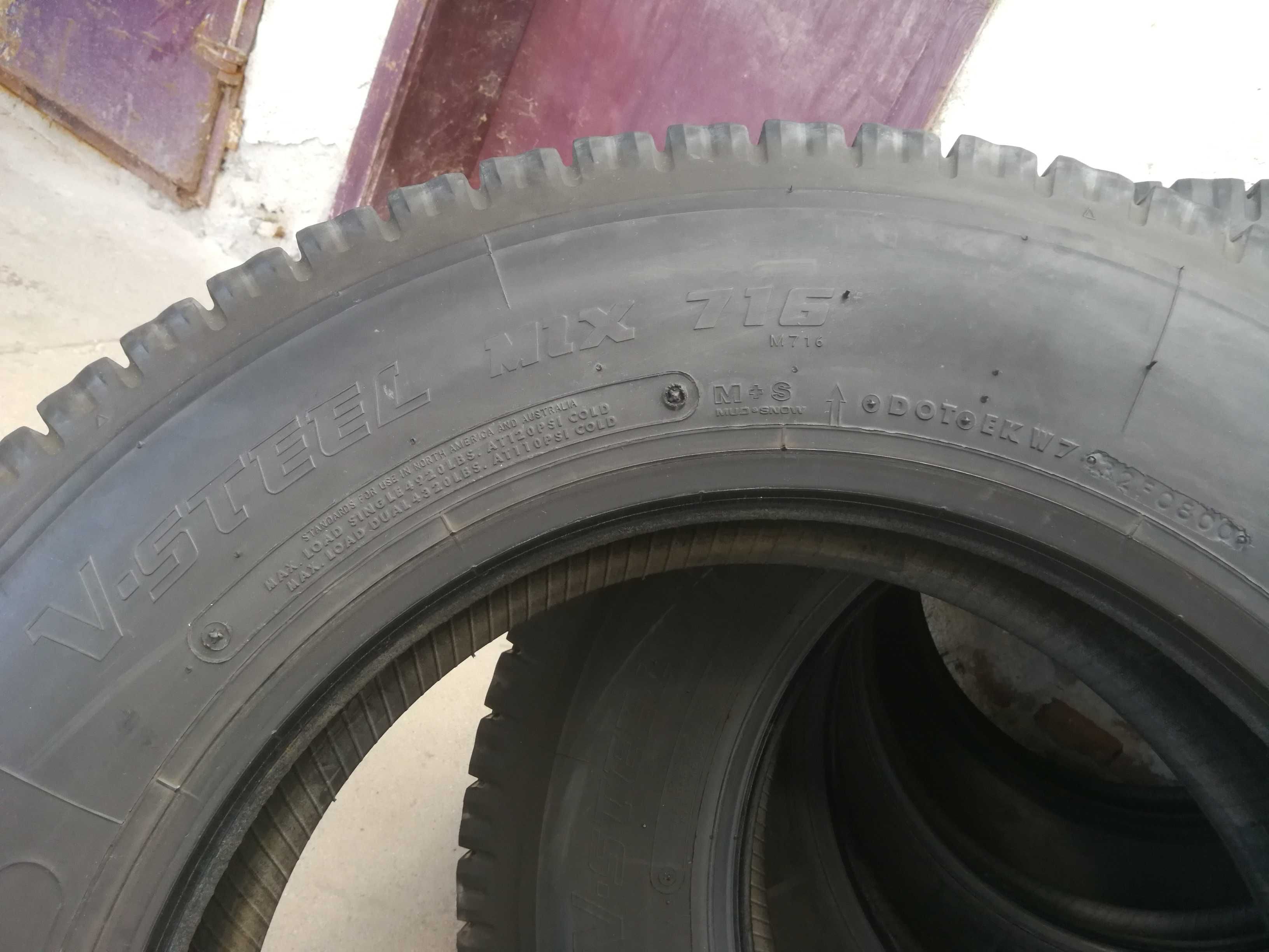 Тежкотоварни гуми 9R22.5 Bridgestone 716 133/131L M+S 14PR Japan