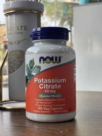 Now Potassium Citrate 99mg 180veg capsules