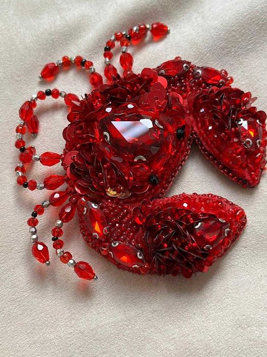 Брошь Крабик размеры 8см*10см Срочно!