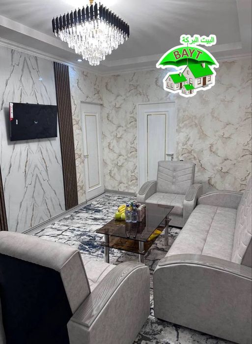 ^3/1/4 Чиланзар 17 квартал Евроремонт Мебель+Техника Продаётся кв-ра