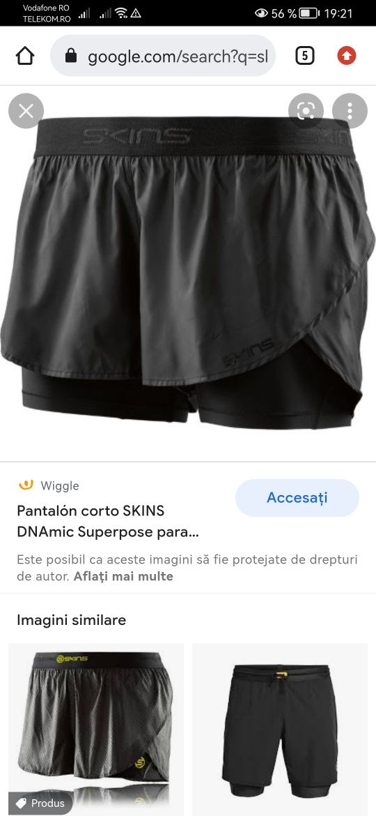 Pantaloni scurți skins L