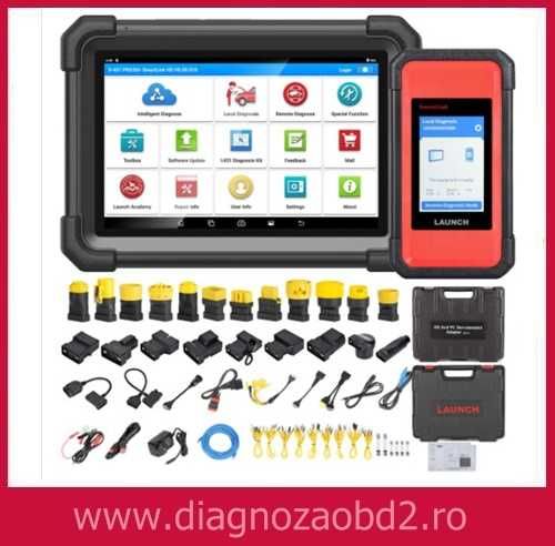 Tester Launch X431 Pro3S+ DBScar, cu Smartlink 2.0 HD auto și camioane