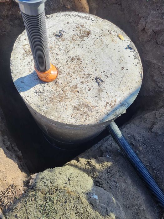 Изграждане на външна канализация, септични ями, дренаж, канал и др.