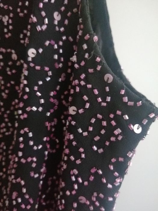Bluza / top cu paiete si margele mar 42-44