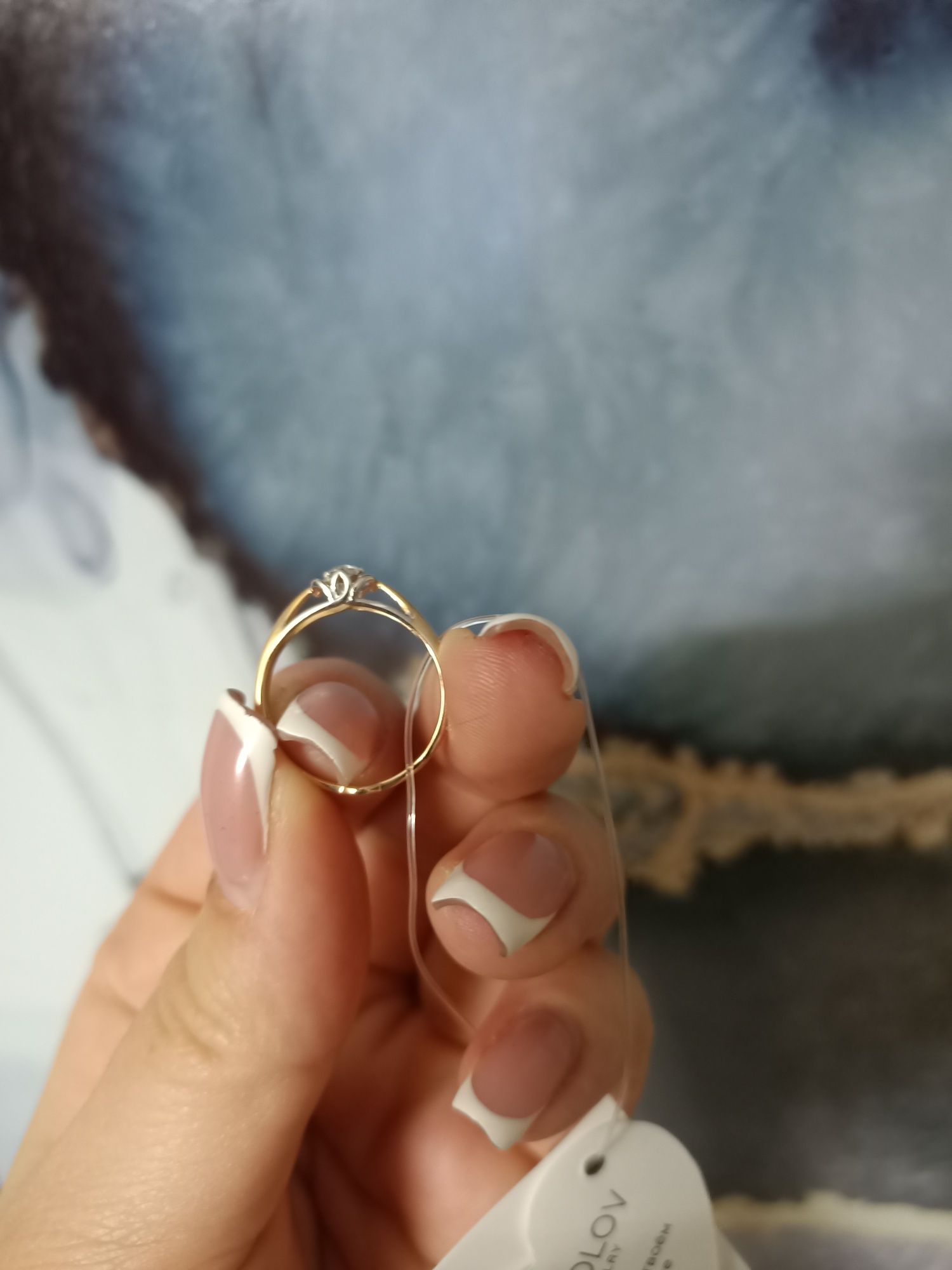 Новое золотое кольцо sokolov женское