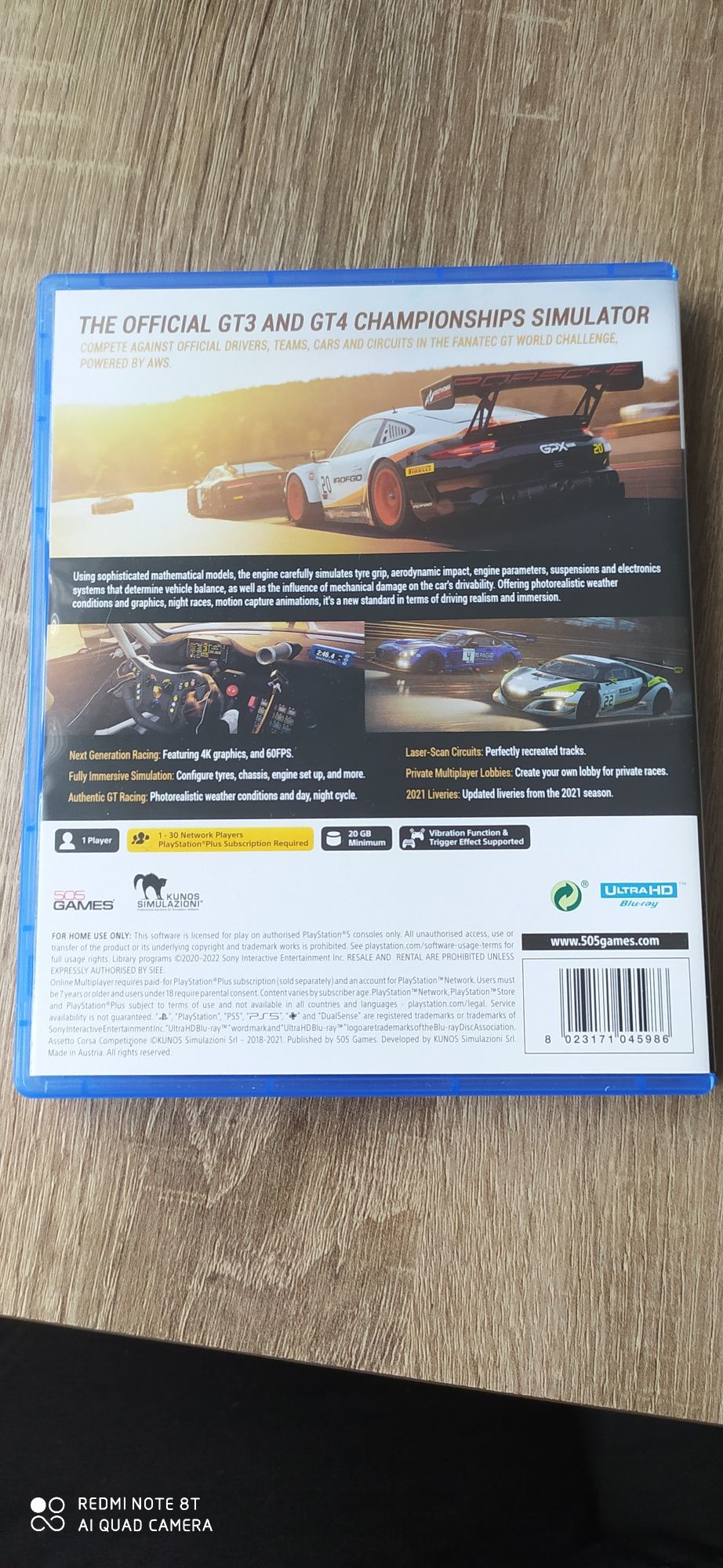Assetto Corsa Competizione за ps5