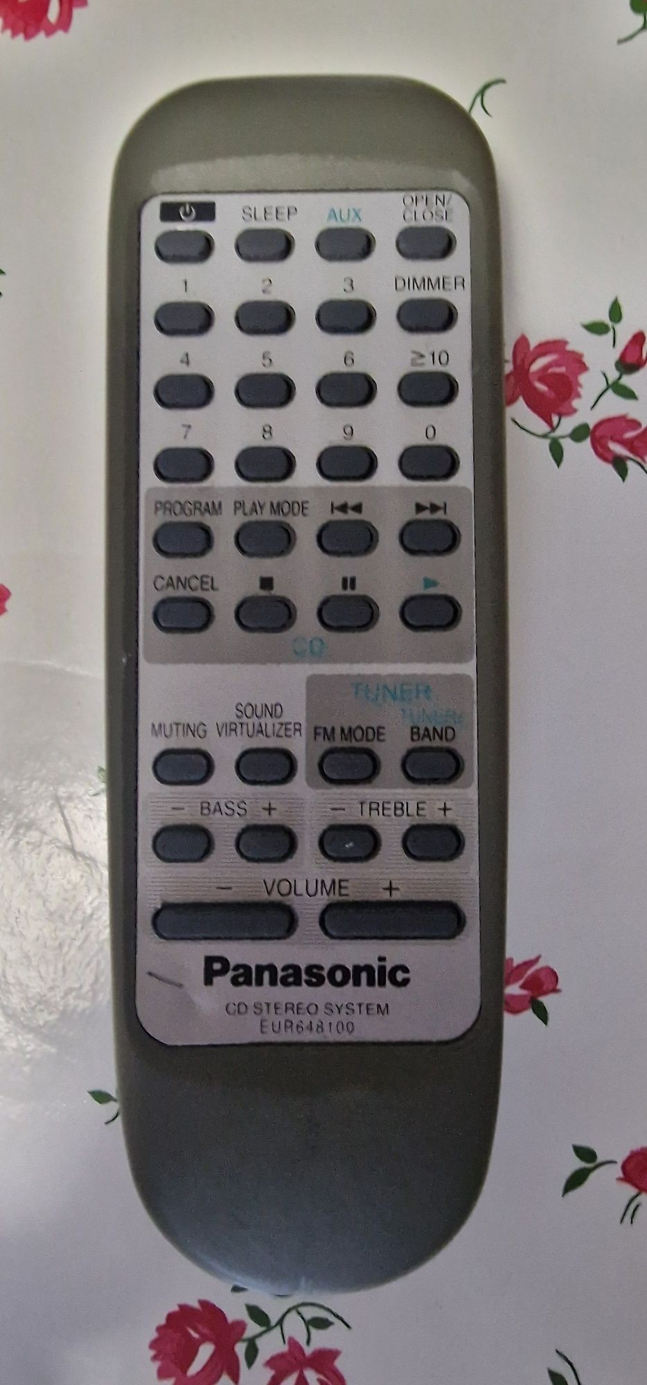 Telecomanda  PANASONIC  Rak , Eur și 2 TECHNICS