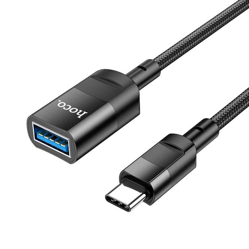 Hoco U107 Кабель удлинитель 1.2м Type-C штекер на USB3.0 OTG