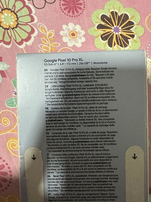 Google Pixel Pro 10 XL 256GB