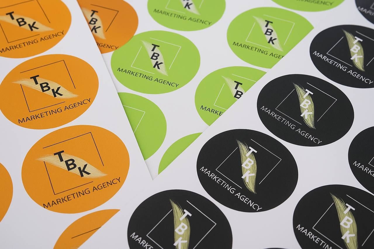 STIKER стикер / на заказ с вашим LOGO
