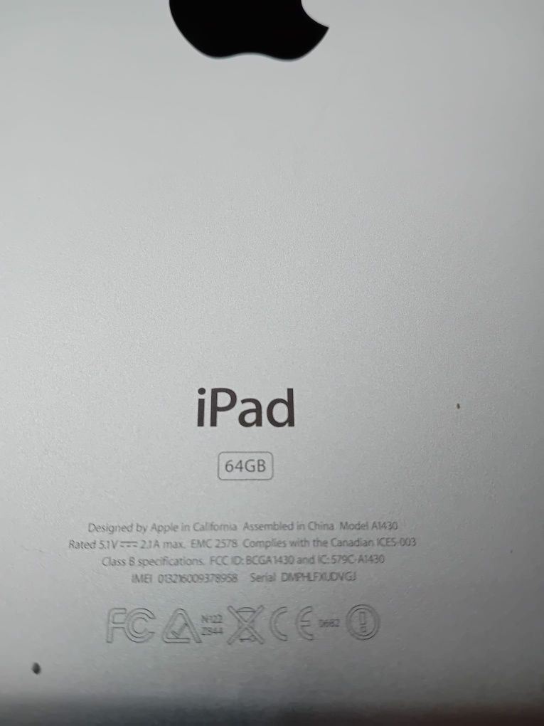 Ipad Apple  A1430