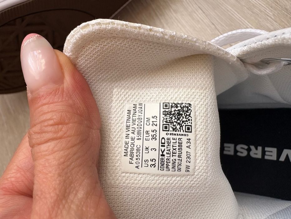 Converse all star white кецове