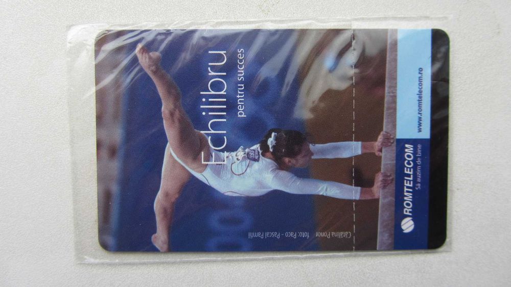 Cartela telefonica Romtelecom DE COLECTIE Catalina Ponor telefon tipla