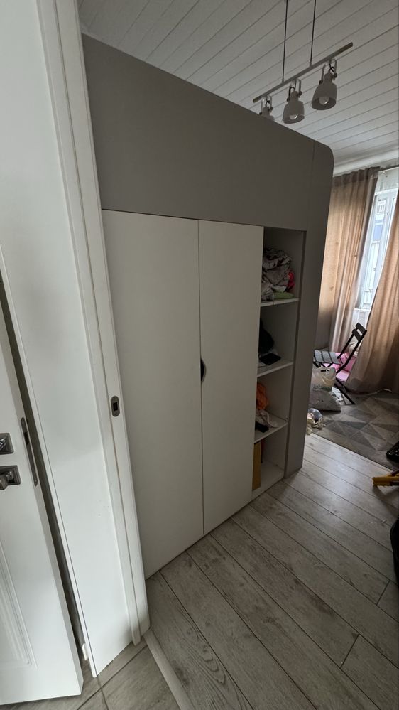 Кровать 3 в 1 со шкафом и рабочим столом
