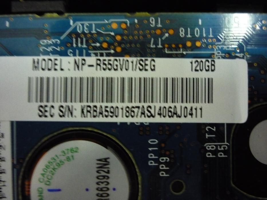 hard disk laptop 12O GB SEG-SATA