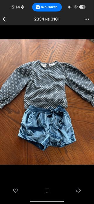 Фирменные осень вещи для девочки на 4-8 лет