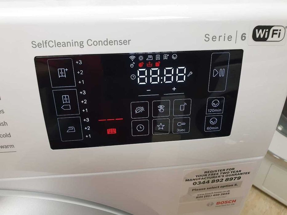 9кг - WiFi - Touch-Control Сушилня Bosch Термопомпа 12м Гаранция Бош