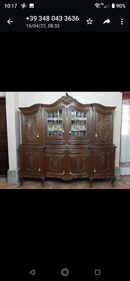 Италиански трапезен шкаф