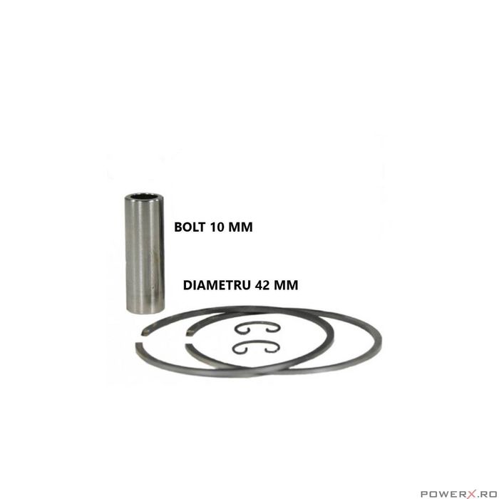 Piston complet compatibil Husqvarna 345, 346, 343 R, 42mm, bolt 10,