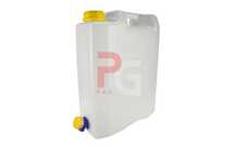Tub de apa cu robinet metalic 10L - alb