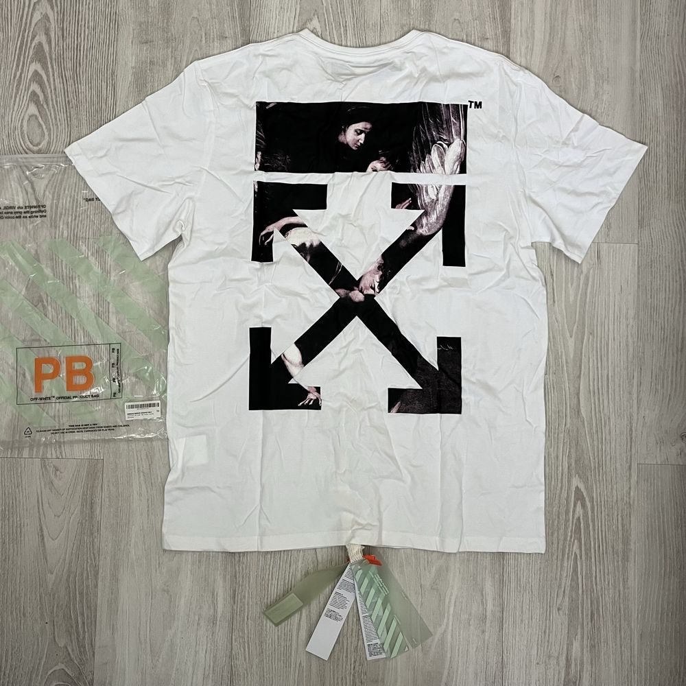 Tricou Off-White Angel Alb M