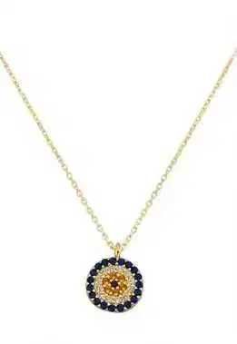 Colier aur galben 14k cu zirconia - DA373