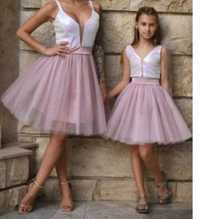 НОВИ еднакви официални рокли за майка и дъщеря