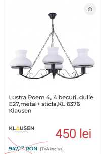 Lustra candelabru