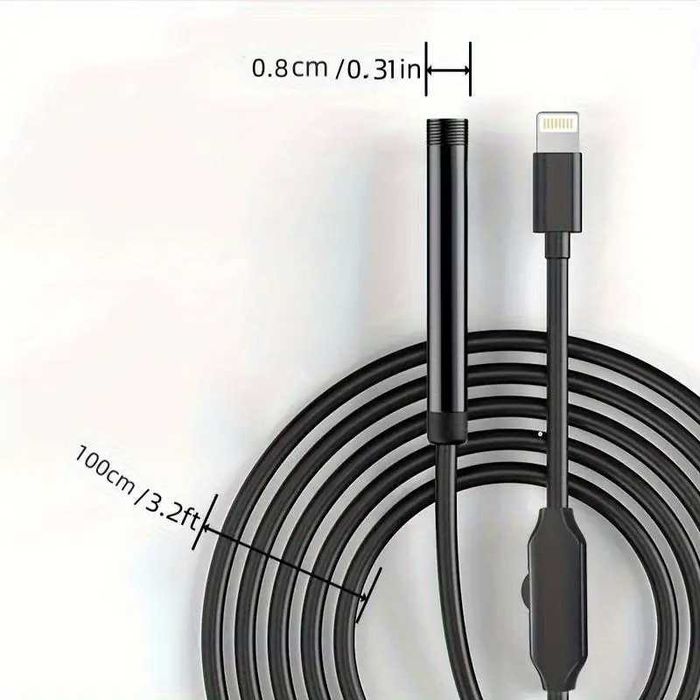 Cameră endoscop Gousido HD compatibilă cu iPhone/iPad