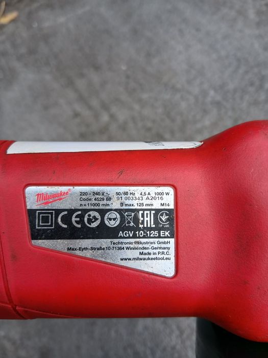 Ъглошлайф Milwaukee 1000вата