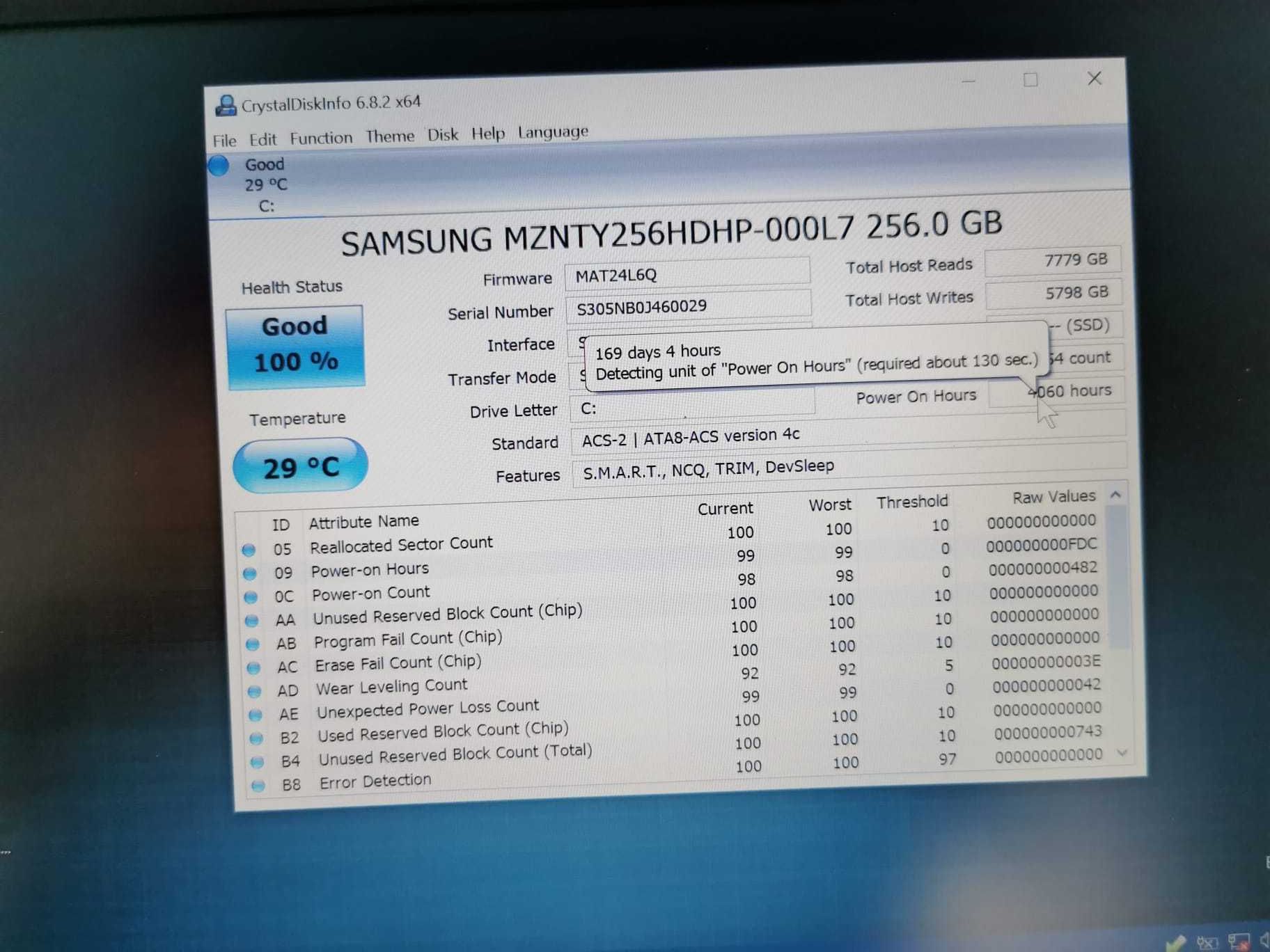 SSD samsung de 256 gb ,slot m.2 sau nvme , pentru laptop sau Pc