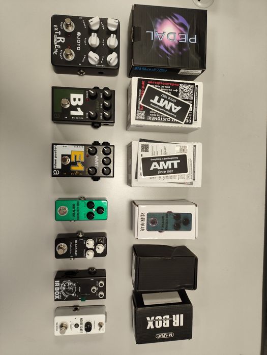 Гитарные педали новые в коробке примочки