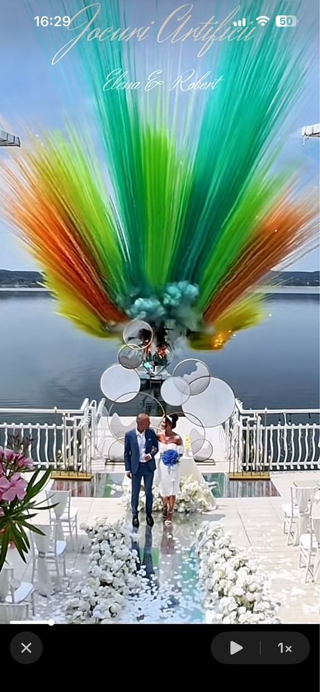 Oglinda foto , baloane explozive, Baloane Fum,fum greu dansul mirilor