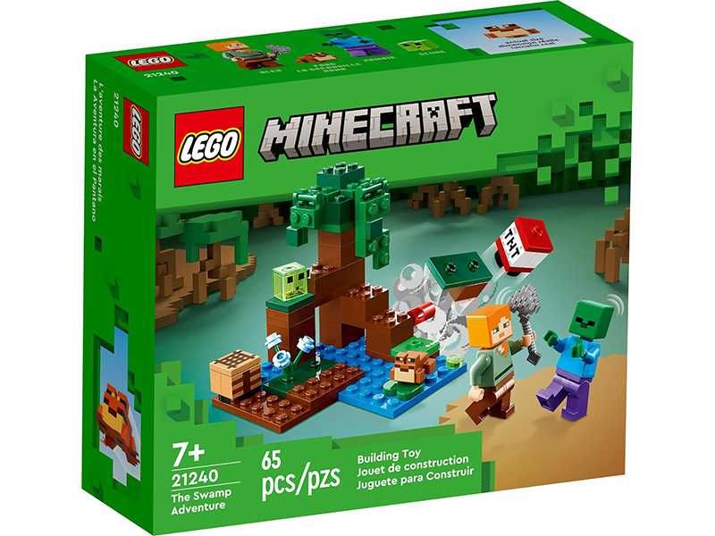 НОВИ! LEGO® Minecraft™ 21240 Приключение в блатото