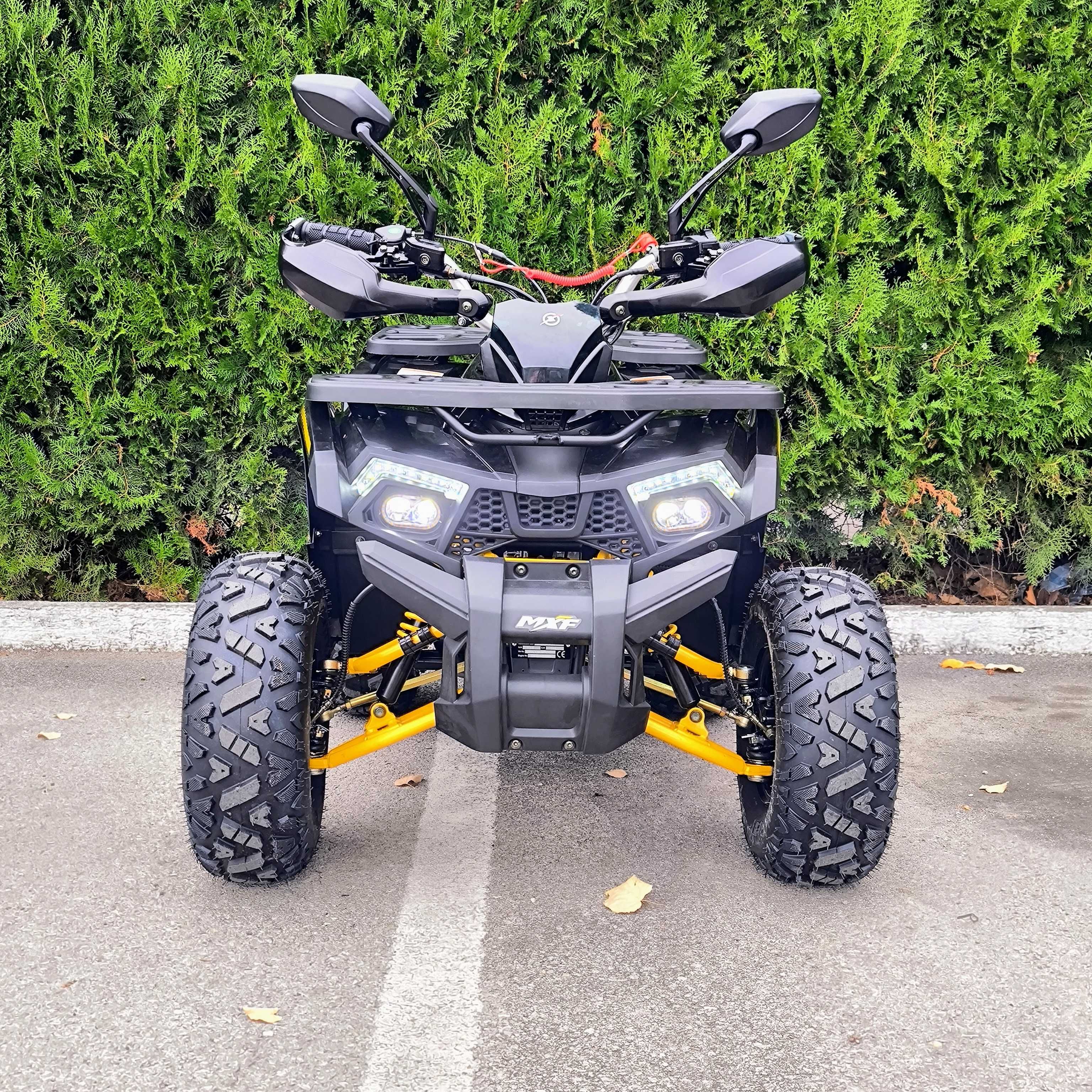 Бензиново ATV/АТВ MXF 125cc Black & Yellow, R-N-D автомат