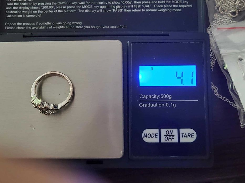 AG95,inel argint 925,nou/marcat, zirconiu alb, model deosebit