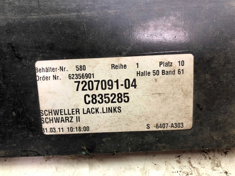 Prag stanga original Bmw Seria 5 F10 F11