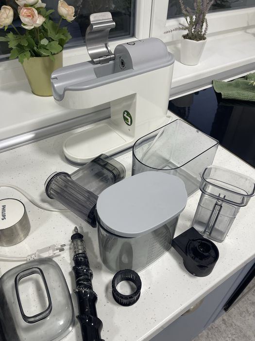 Vand storcator de fructe Philips cu melc HR1945/80, 200w, 1 litru