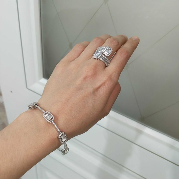 Браслет и кольцо в комплекте новые