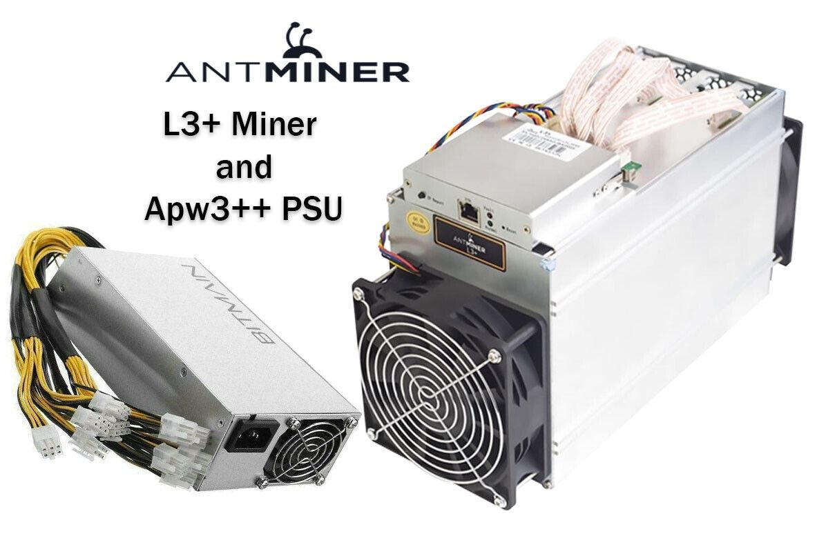 Антмайнер L3 Aantminer L3 + захранване