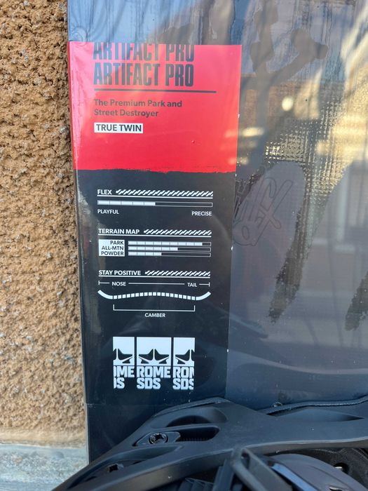placa noua snowboard rome artifact pro wide L158cm