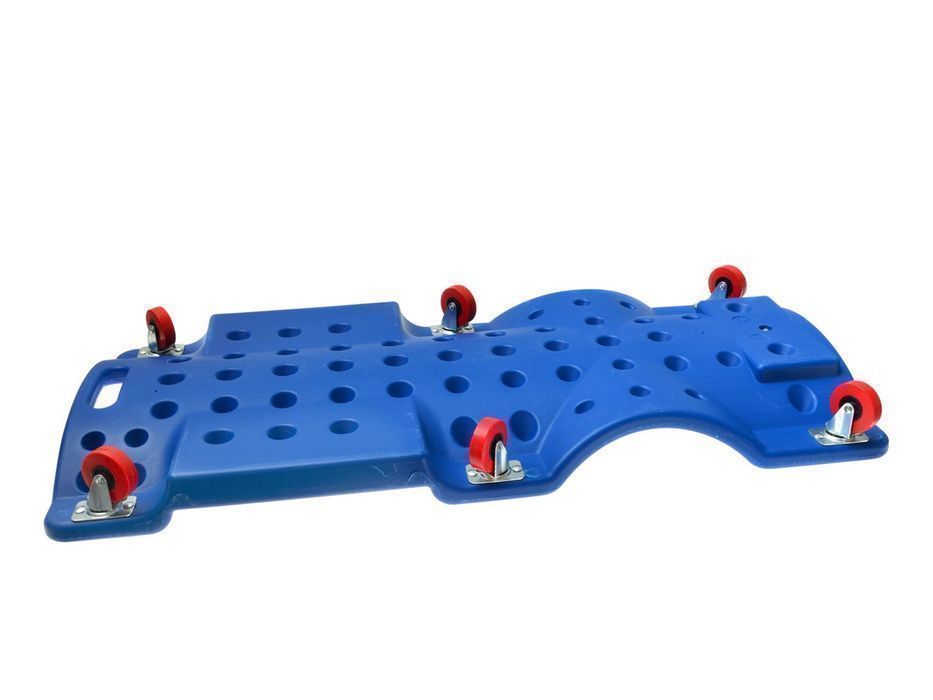 Pat mecanic mobil din plastic 40" cu 6 roti