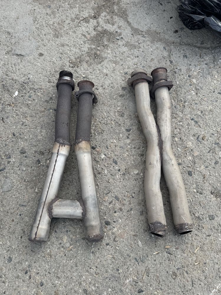 X pipe, H pipe, средно гърне, задни гърнета