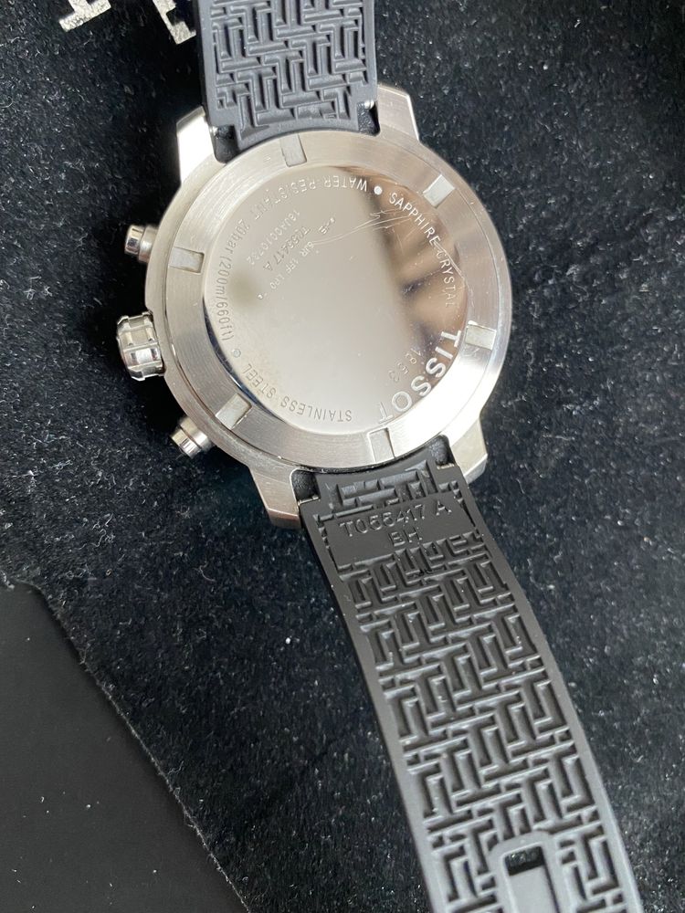 Часы Tissot T-Sport PRC 200 Chronograph черные сапфир