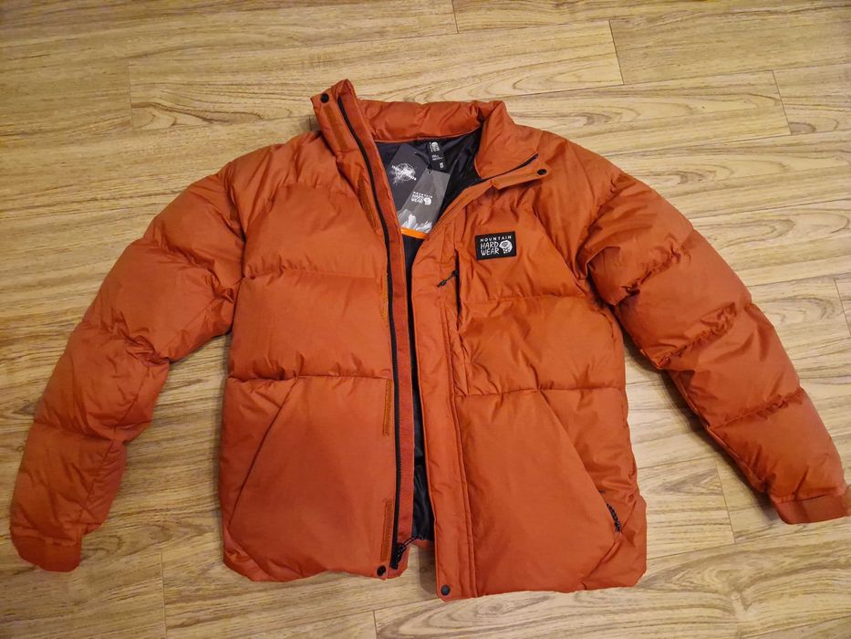 Geaca puf Mountain Hardwear, masura M, munte, iarna, frig, zapada