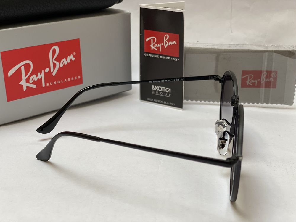 Ochelari de soare Ray Ban 3574N Blaze Round Noi