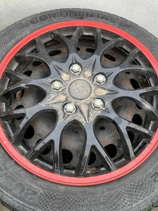 Vand jante tabla 5x112 pe 16 cu cauciucuri de vara audi vw cu capace