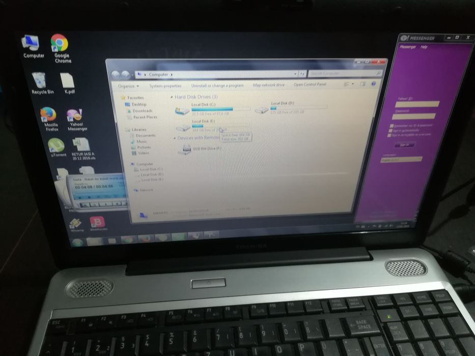 Laptop Toshiba l500