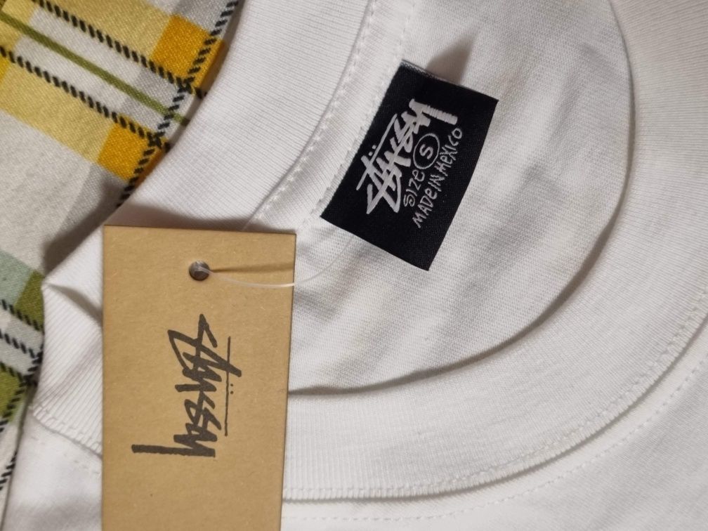 Tricou Stussy Shakers Alb