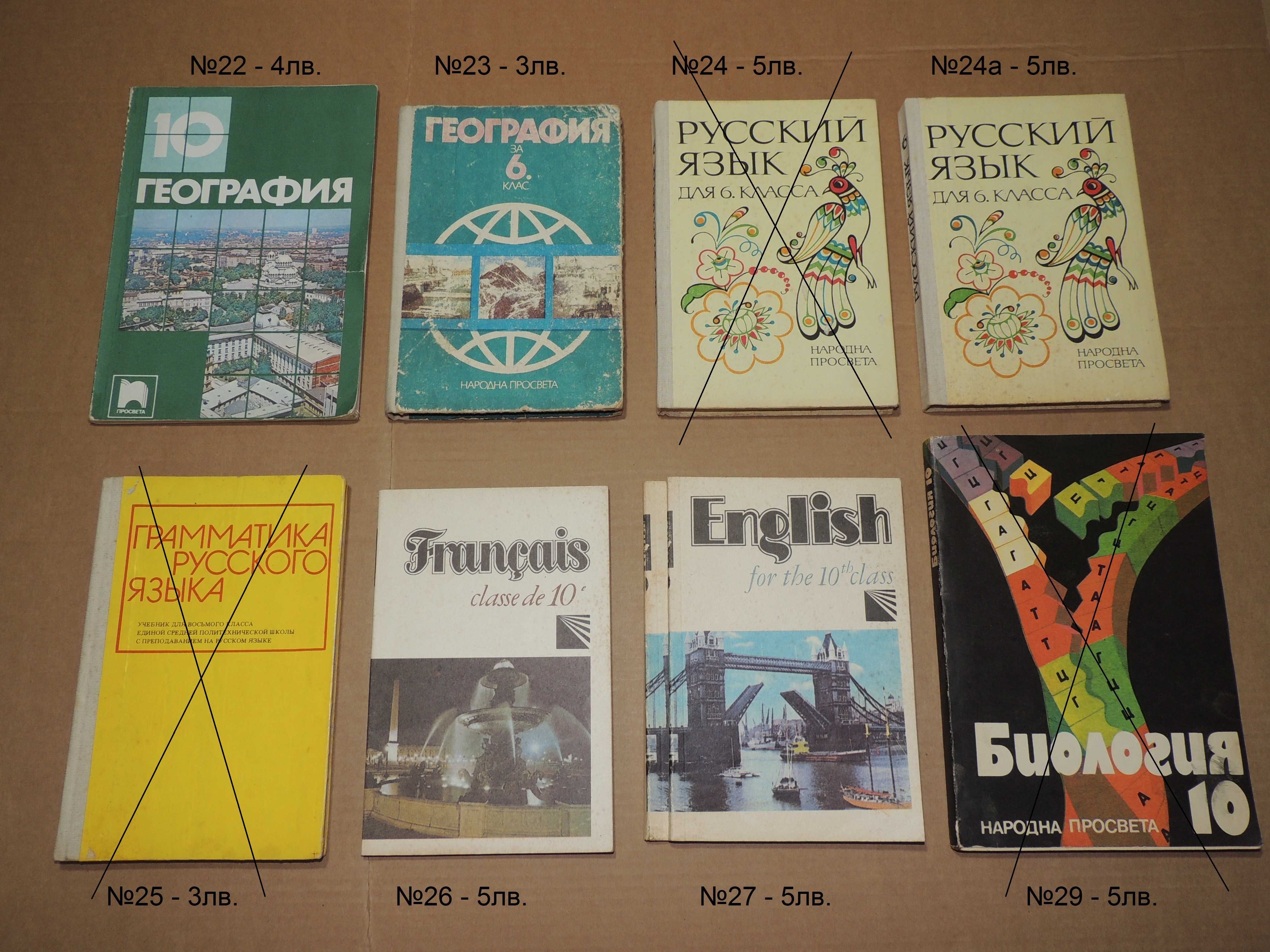 Учебници за 6, 8, 9, 10, 11 клас и книги